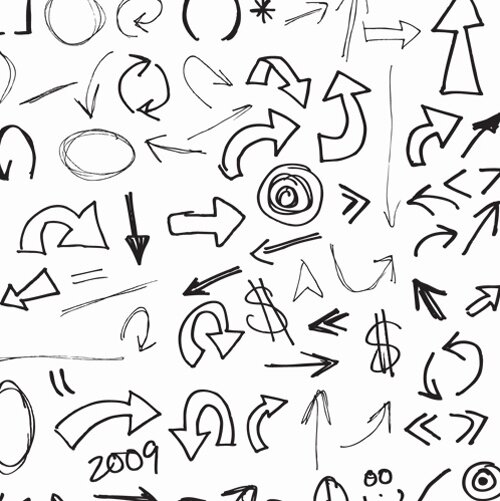 Free Hand Drawn Vectors Collection Free Hand Drawn Vectors Collection