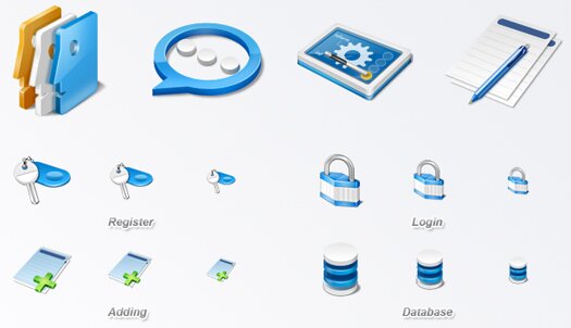 10 Free High Quality PNG Application Icons