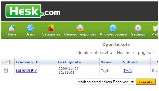 Free PHP-Based Help Desk Software - HESK Free PHP-Based Help Desk Software - HESK