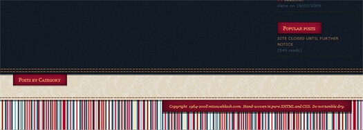 Unique Footer Design