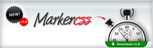 Open Source CSS Framework - MarkerCSS