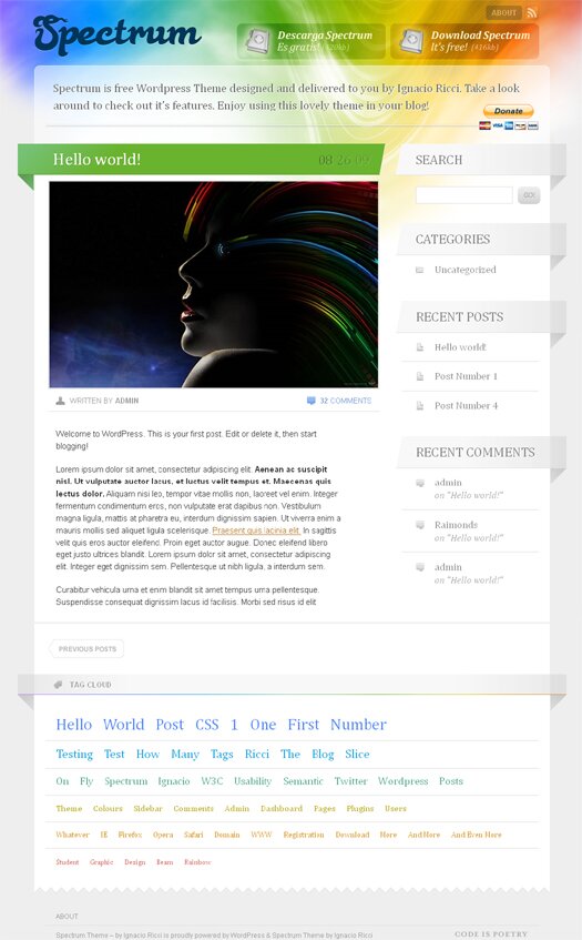 cute-minimalist-free-wordpress-theme