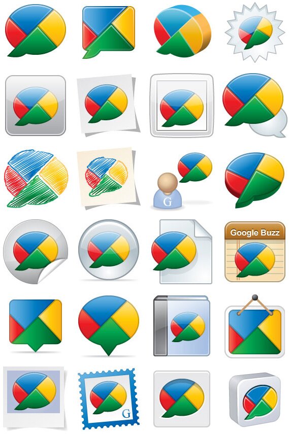 free-google-buzz-icons