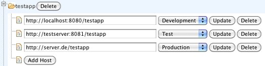 Switch between development, test and productive hosts with MultiSwitch