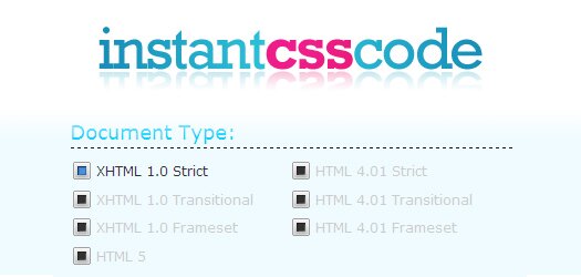 InstantCSSCode InstantCSSCode
