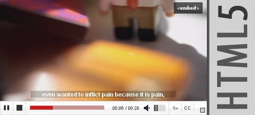 HTML5 Video Player With Subtitle Support HTML5 Video Player With Subtitle Support