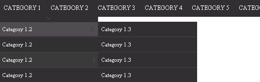 Horizontal Navigations with Unlimited Sub-menus Horizontal Navigations with Unlimited Sub-menus