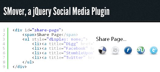 SMover - Free jQuery Social Media Plugin SMover - Free jQuery Social Media Plugin