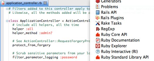 Open Source IDE for Ruby and Rails Applications Open Source IDE for Ruby and Rails Applications
