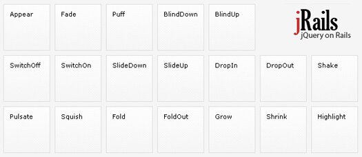 Drop-in jQuery Replacement for Prototype / Script.aculo.us on Rails: jRails Drop-in jQuery Replacement for Prototype / Script.aculo.us on Rails: jRails