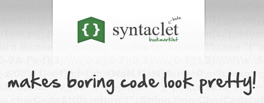 Syntaclet Makes Boring Code Look Pretty Syntaclet Makes Boring Code Look Pretty