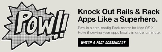 Zero Configuration Rack Server for Mac OS: Pow Zero Configuration Rack Server for Mac OS: Pow
