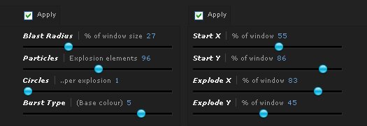 JavaScript Fireworks Animation Library