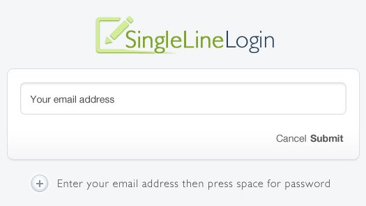 One is Better than Two – SingleLine Login