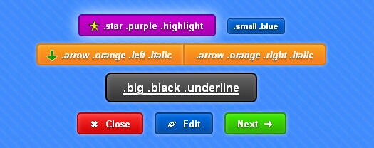 Create CSS3 Buttons With CSS3 Buttonize Framework
