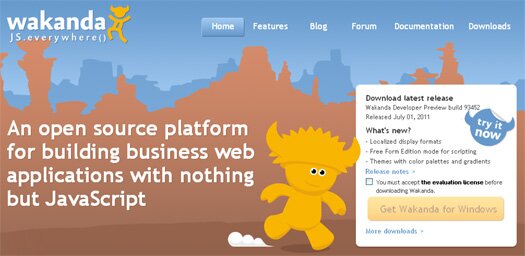 Web-based Rich Business Applications Development: Wakanda