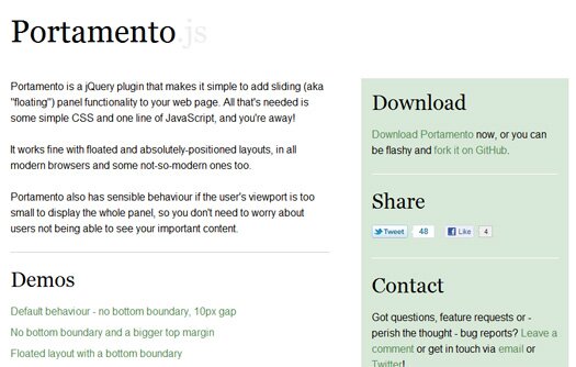 easy-sliding-floating-panels-for-your-web-page-portamento-js