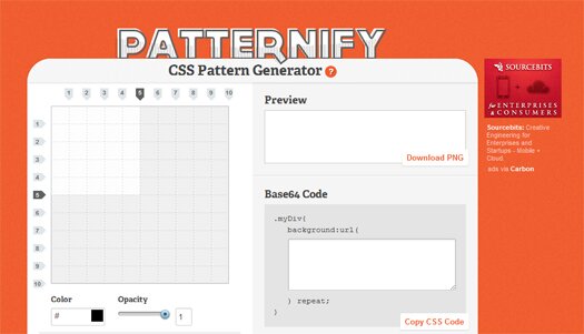 CSS-Pattern-Generator-Patternify