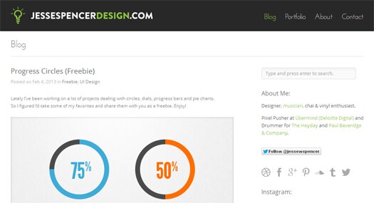 Progress Circles (PSD Freebie)